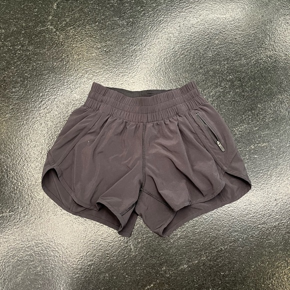 lululemon athletica Pants - lululemon Tracker running shorts, Color: Black, Size: 6